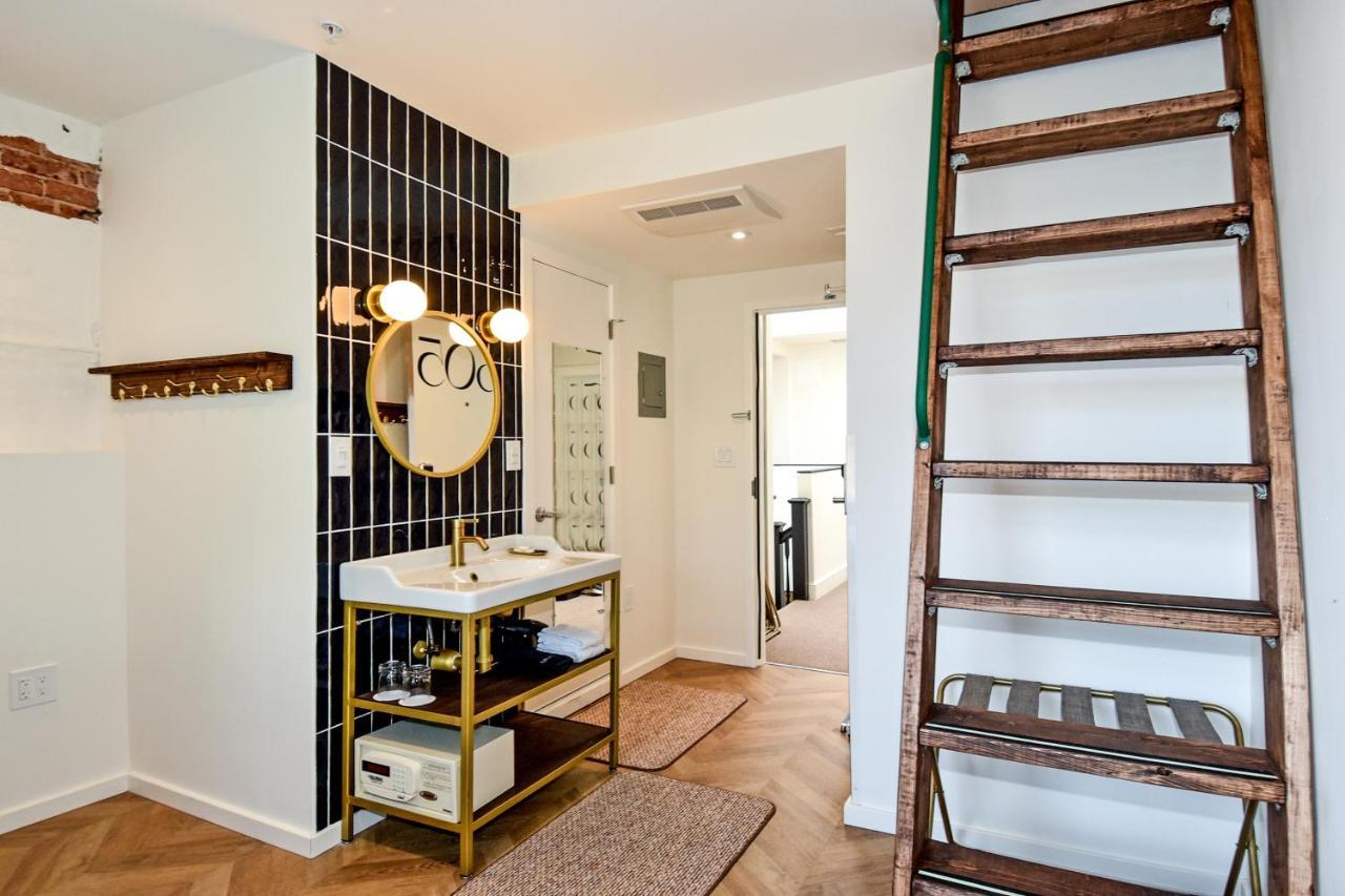 Two-Level Queen Room Top Floor Ladder Required