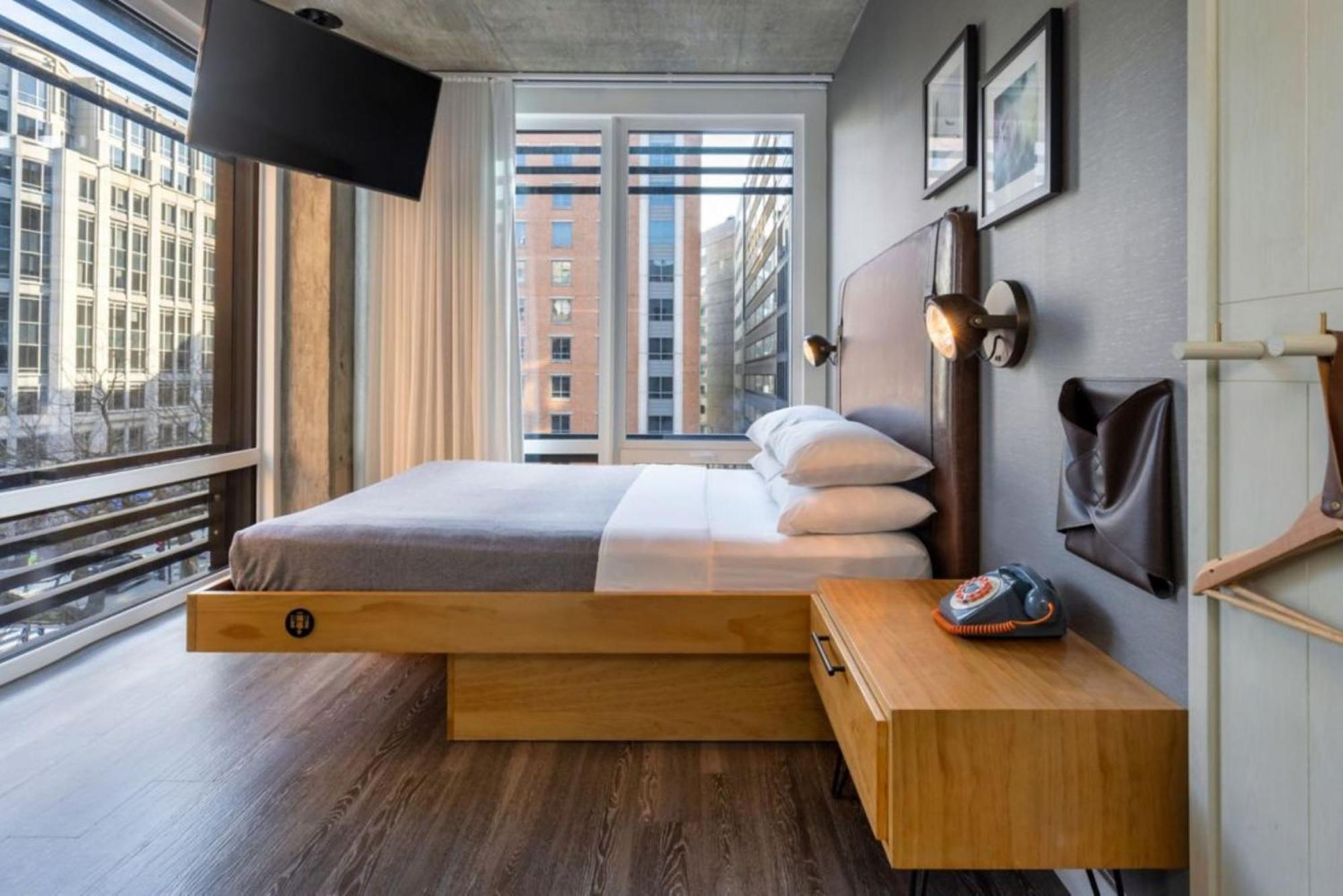 Queen Room with Downtown DC View - Hearing Accessible